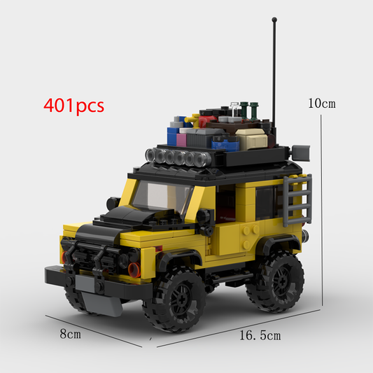 Land Rover Cargo Defender | Yellow - Brickful