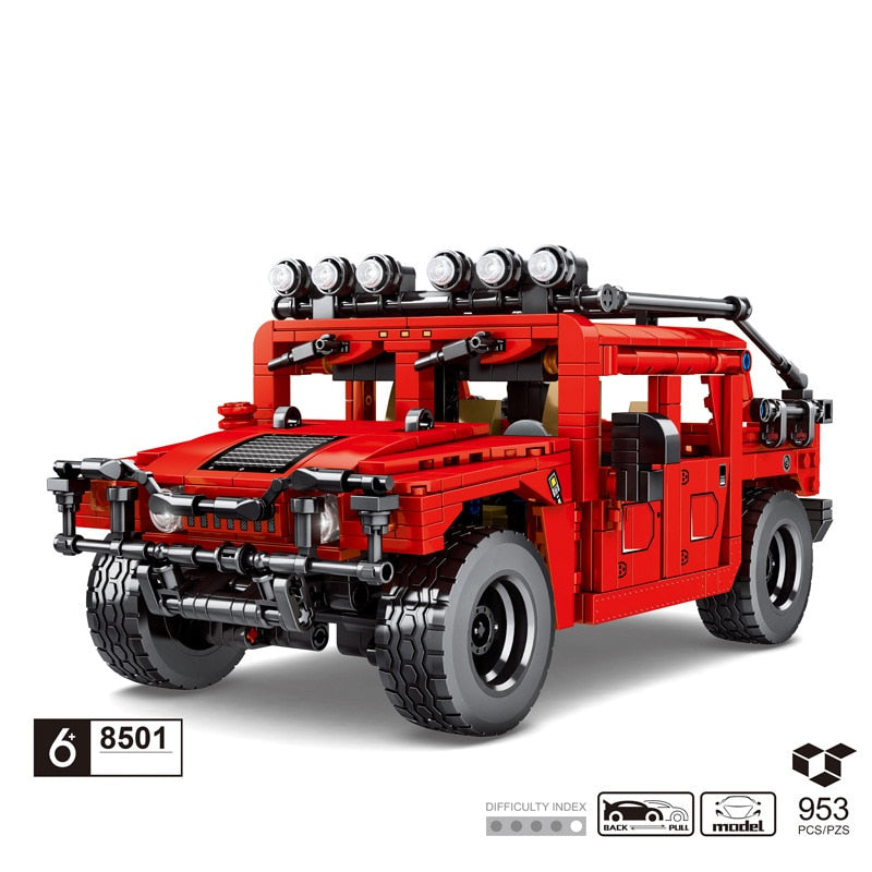 Hummer H1 | Advanced Red - Brickful