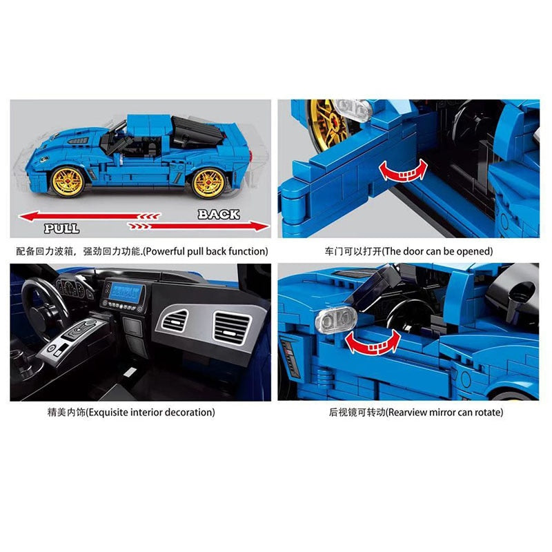 Chevrolet Corvette Z06 | Advanced Blue - Brickful