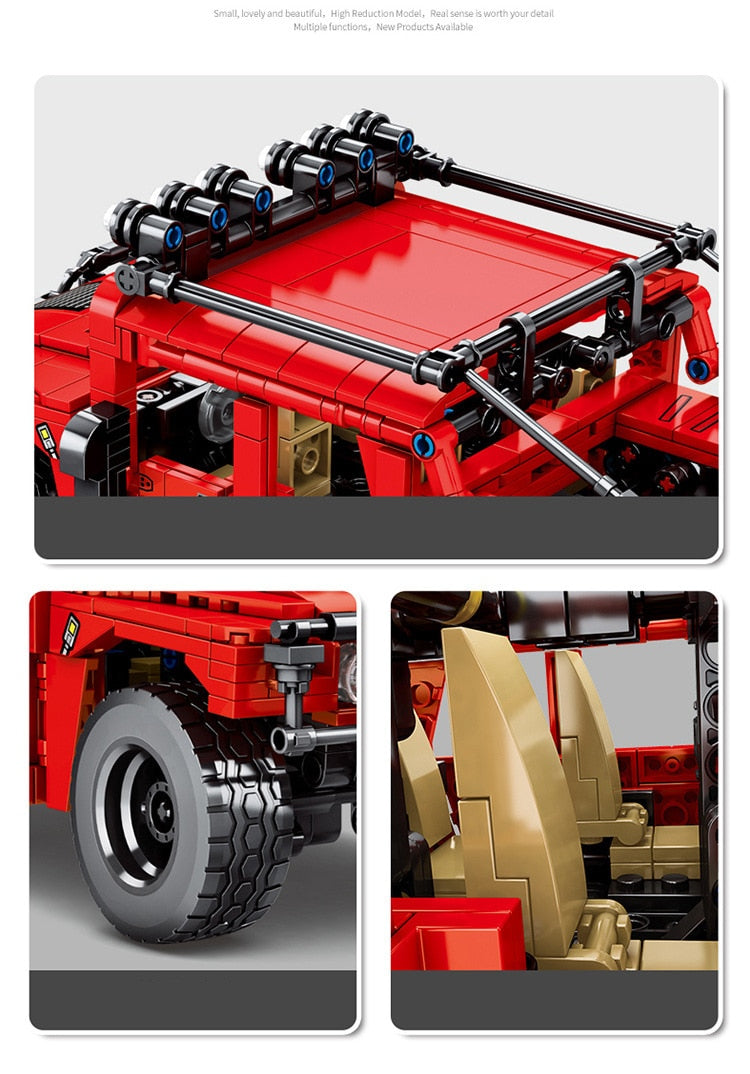 Hummer H1 | Advanced Red - Brickful