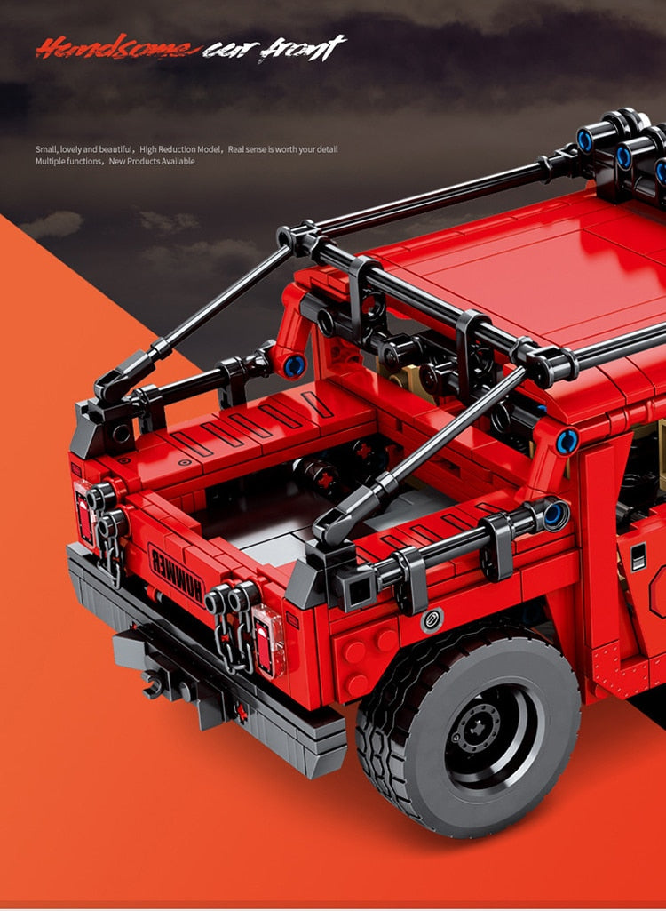 Hummer H1 | Advanced Red - Brickful