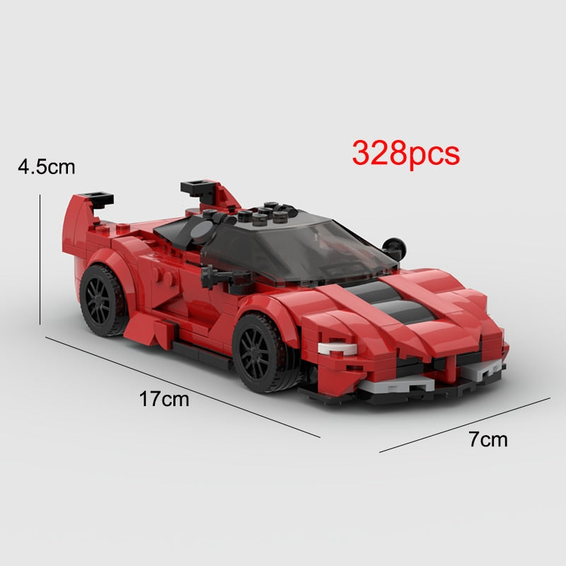 Ferrari FXXK V2 | Red - Brickful