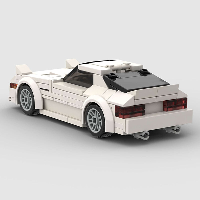 Generation 1 FB Mazda RX-7 Rotary | White - Brickful