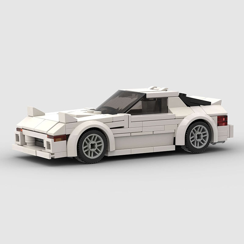 Generation 1 FB Mazda RX-7 Rotary | White - Brickful