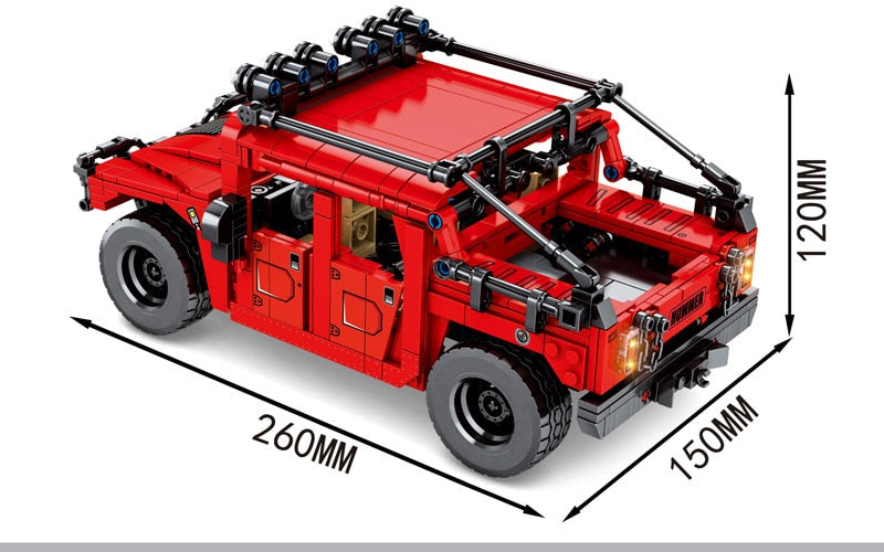 Hummer H1 | Advanced Red - Brickful