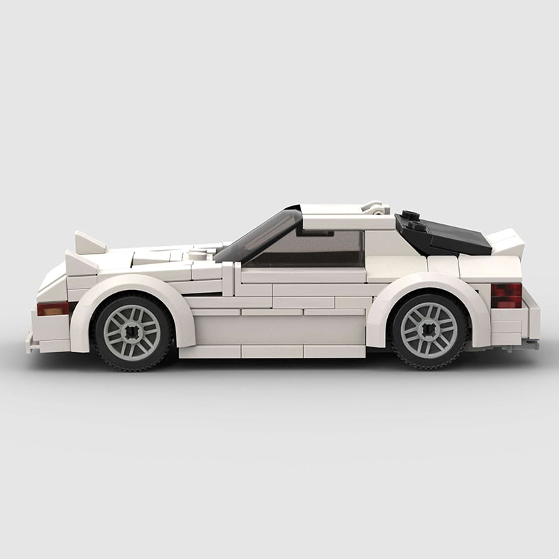 Generation 1 FB Mazda RX-7 Rotary | White - Brickful