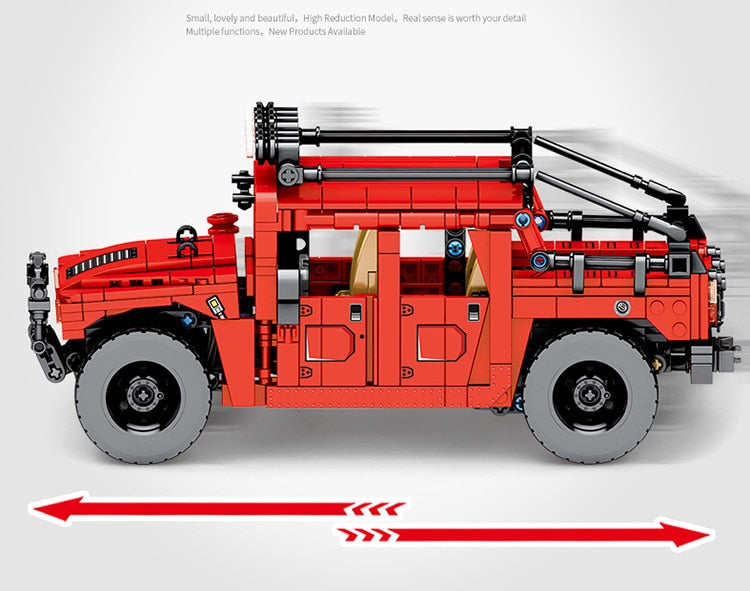 Hummer H1 | Advanced Red - Brickful