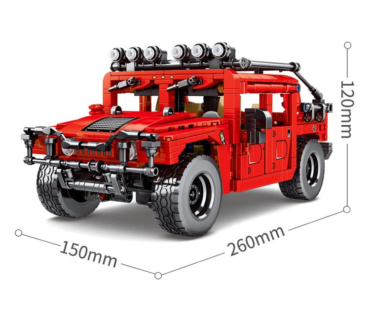 Hummer H1 | Advanced Red - Brickful